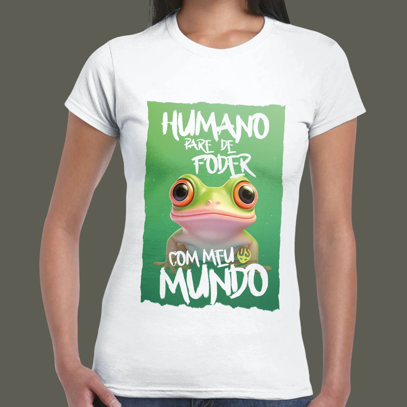 mockup-babylook-humanos-03-frente Babylook Humano... Sapo - Imagem 1