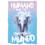 Babylook Humano... Elefante - Imagem 2