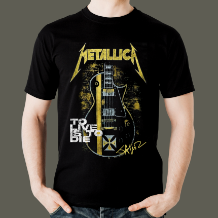 Camiseta Metallica To Live Is To Die