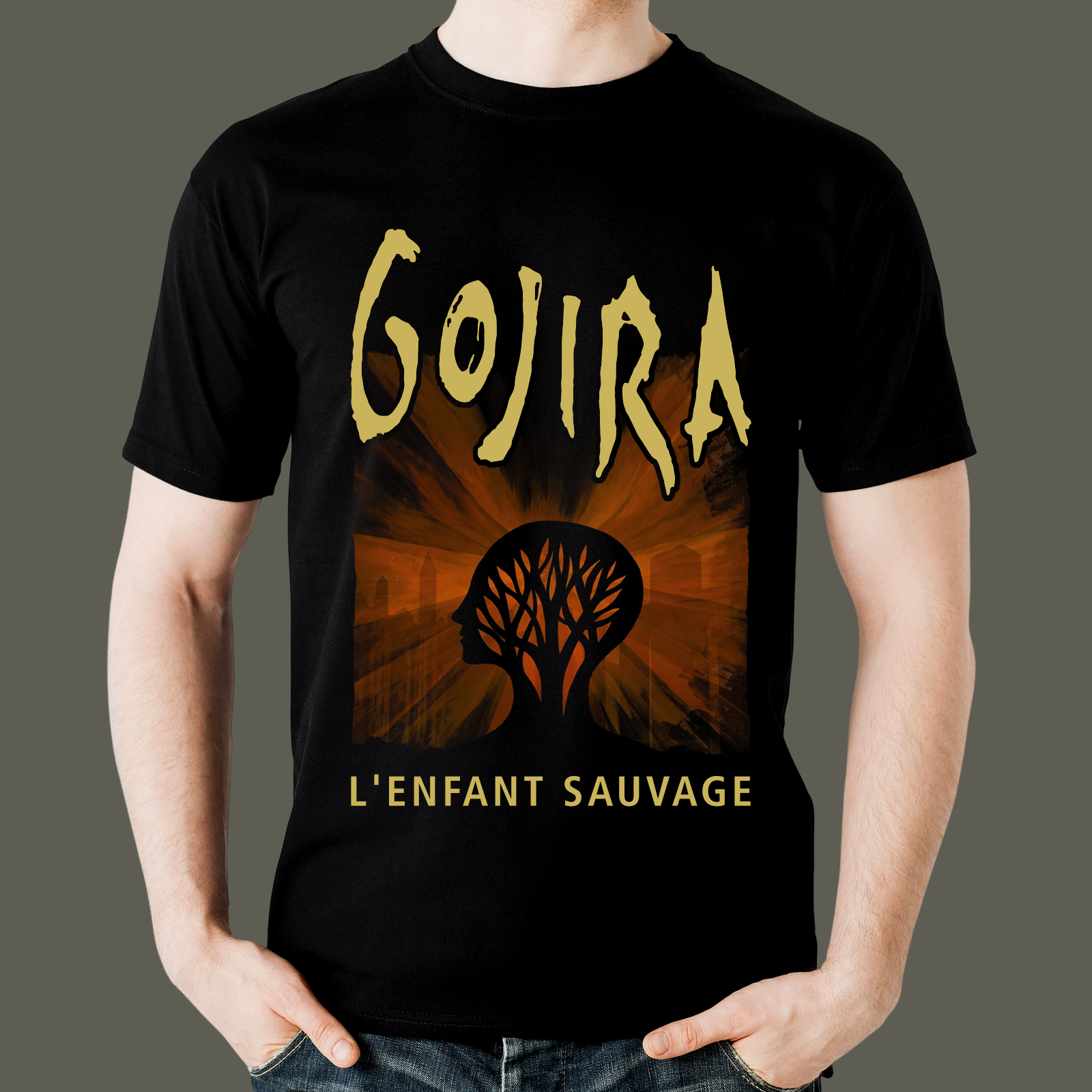 mockup-camiseta-gojira-frente Camiseta Gojira - Imagem 1